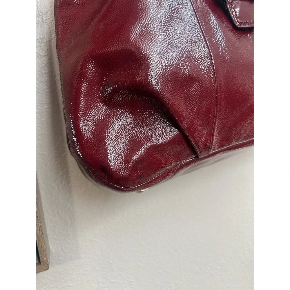 Coach H1276-F19711 SoHo Burgundy Patent Leather Large Carryall